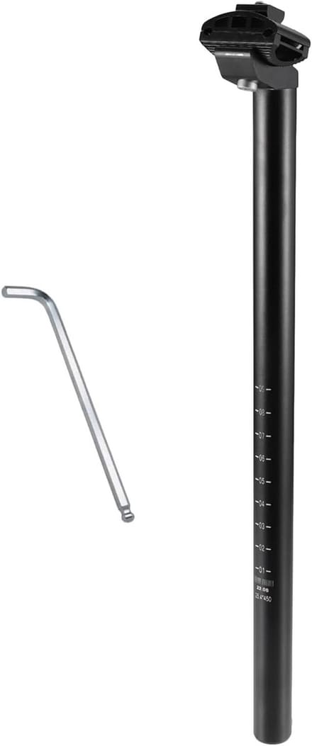 Zadelpen Fiets 25.4 mm Diameter - Aluminium 450 mm