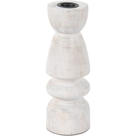 Present Time - Kandelaar Modelar Small - White wash