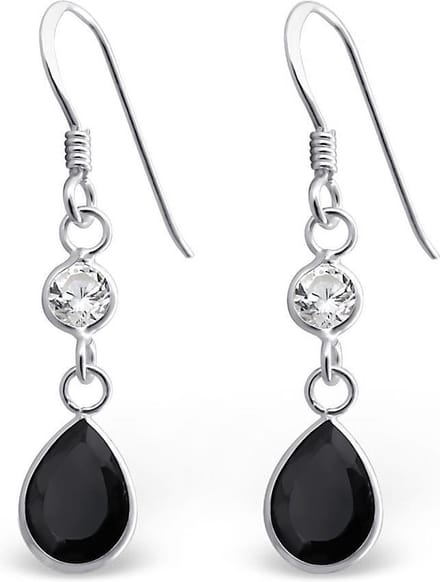 Montebello Oorbellen Ackelien - 925 Zilver E-coating - ∅7mm - 33mm