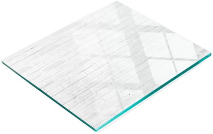 Gehard multifunctioneel decoratief glazen paneel, baksteenmotief, 60x52 cm