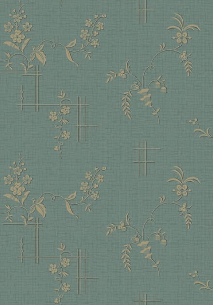 Boråstapeter Vliesbehang 4547 - Anno - Hotel Chique Groen - 53cm x 10.05m