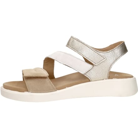 Ara - 1221407 MADEIRA-S - Sandalen met hakDames Sandalen - Kleur: Wit/beige - Maat: 40
