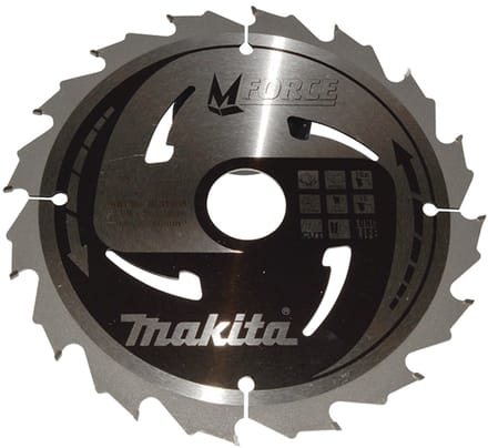 Makita 185 x 30 mm 16-tands Cirkelzaagblad Hout | Mforce - B-31968