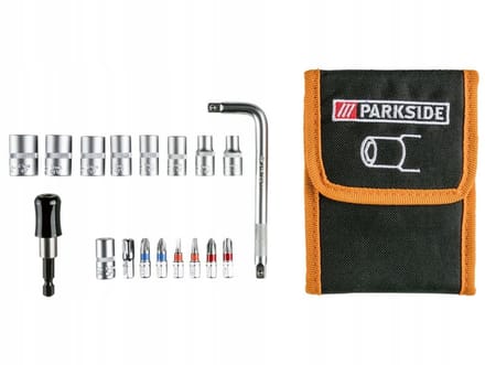 Parkside 18-delige Dop- en Bitset