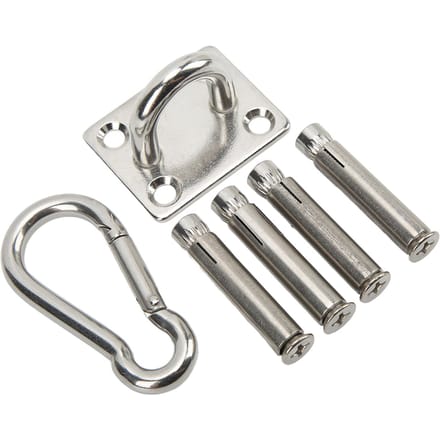 Plafondophangset 250kg 551lb Draagvermogen RVS Ophangset voor Yoga Training gray
