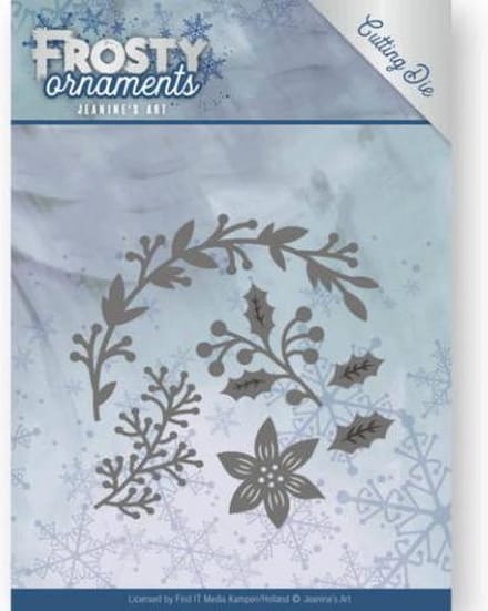 Mal  - Jeanine's Art - Frosty Ornaments - Kerst takken