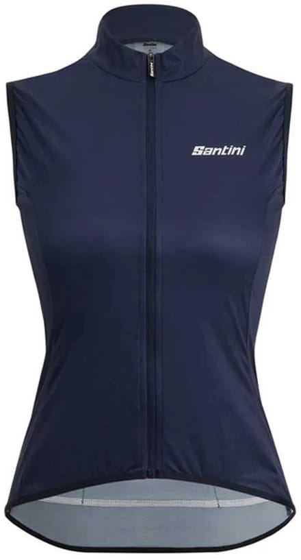 Santini Nebula Gilet Blauw 2XS Vrouw