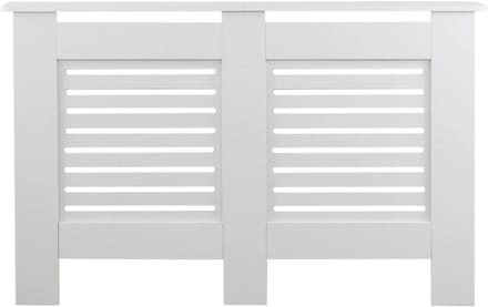 Radiator ombouw - Radiator kast - Verwarming verbergen - Bovenste plaat plank - 112 cm breed - Wit