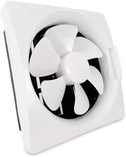 Badkamer Ventilator - Afzuigventilator Keuken - Luchtkwaliteit Verbeteren - Stil Ontwerp - 30 Cm - Wit