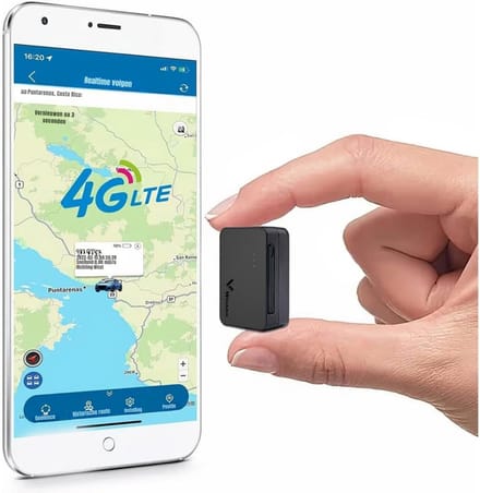 MMP® Mini GPS tracker - GPS Tracker Fiets - Mini GPS - GPS Zender - Inclusief SIM - 6x4x2cm - Zwart