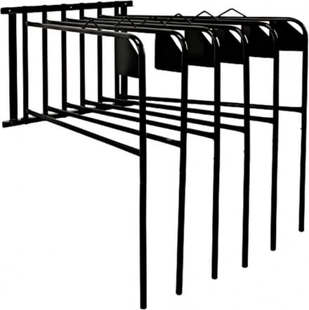 dekenrek staal 56 cm zwart 6 dekens