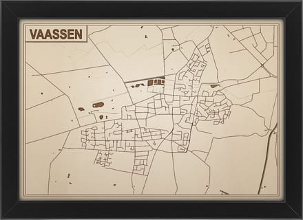 Decoratief Beeld - Houten Van Vaassen - Hout - Bekroned - Bruin - 21 X 30 Cm