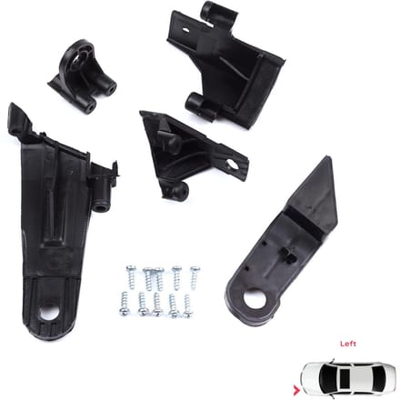 BHL565-1 Support de réparation de support de phare Ensemble d'onglets côté gauche pour Dacia Renault Duster MK2 HM 2017-2024 260609367R