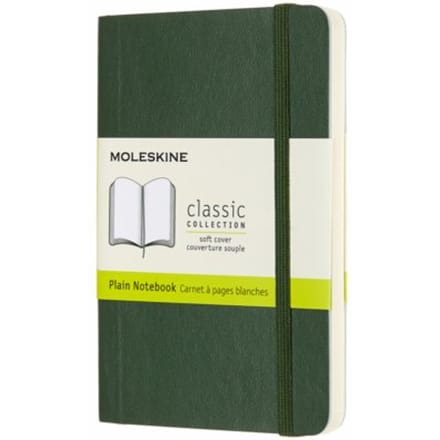 Moleskine Classic Notitieboek - Pocket - Softcover - Blanco - Mirte Groen