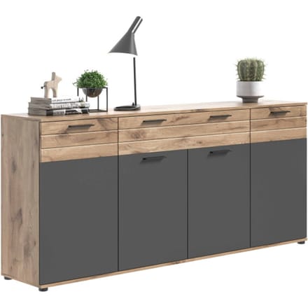 Mason dressoir 4 deuren, 1 lade eik decor / Dressoir Mason - 200cm x 91cm x 40cm