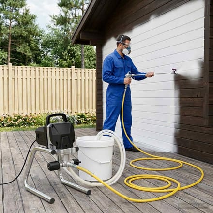 vidaXL - Airless - Verfspuit - 10 - m - spuitslang - 220V - 2L/min - 227 - bar - Zwart