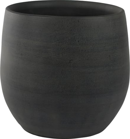Ter Steege Plantenpot - moderne look - zwart - 31 x 28 cm - bloempot