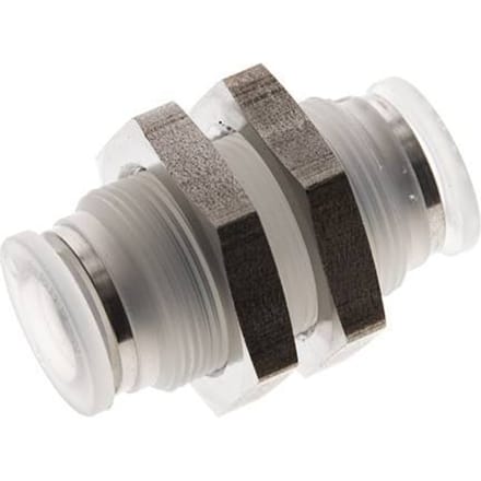 10mm PA Insteekfitting Schotdoorvoer EPDM/PTFE