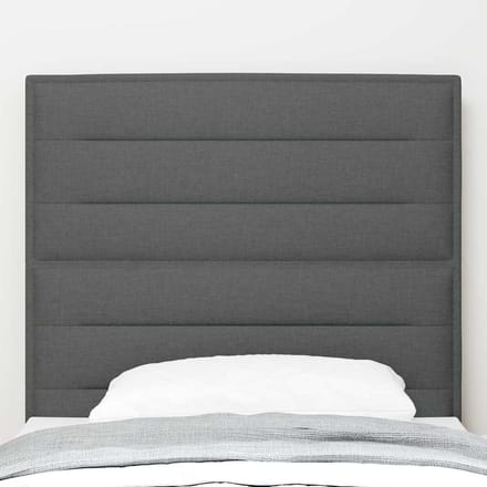 vidaXL Hoofdbord Donkergrijs 100 cm Stof