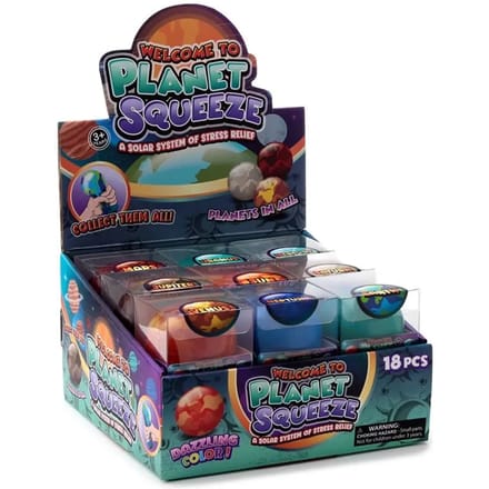 Maltose planeet anti-stress bal Puckator Squeezy