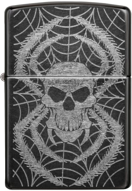 Zippo aansteker skull spider