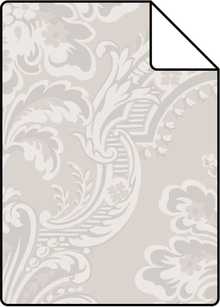 Proefstaal Origin Wallcoverings behang ornamenten grijs - 26,5 x 21 cm - 346524-S
