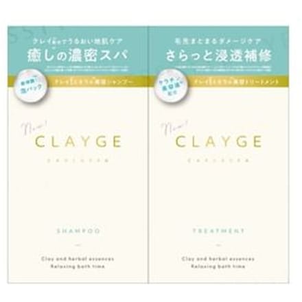 CLAYGE - Care & Spa Clay SR Smooth Shampoo + Hair Treatment Trial Set 10ml x 2