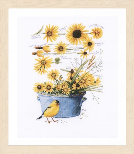 Telpakket kit Zonnebloemen - Lanarte - PN-0172914