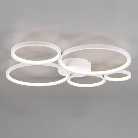 Trio Lighting LED plafondlamp Rondo, mat wit