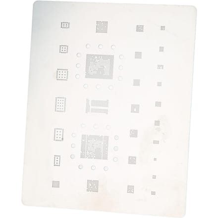 Telefoon CPU BGA Reballing Stencil Reball Rework Sjabloon Scherm voor Samsung C7010 J610 white