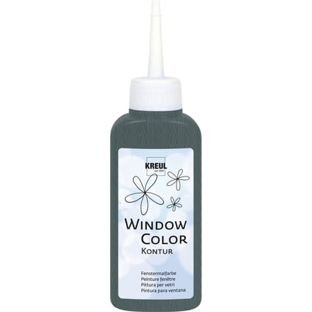 KREUL Window Color Contourkleur, 80 ml - Grafiet