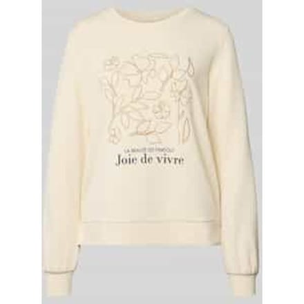 Sweatshirt met Labelprint Model 'BANU'