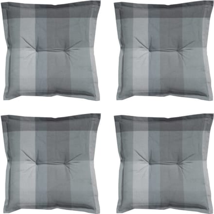 Madison - Zitkussen Sya grey - Ca. 50x50 cm - Set van 4