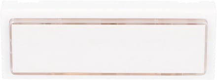 UNITEC 40791 Belknop Muur Montage Verlicht Naamplaat Wit