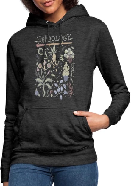 Harry Potter Herbology Botanisch Kruiden Ontwerp Hoodie Dames