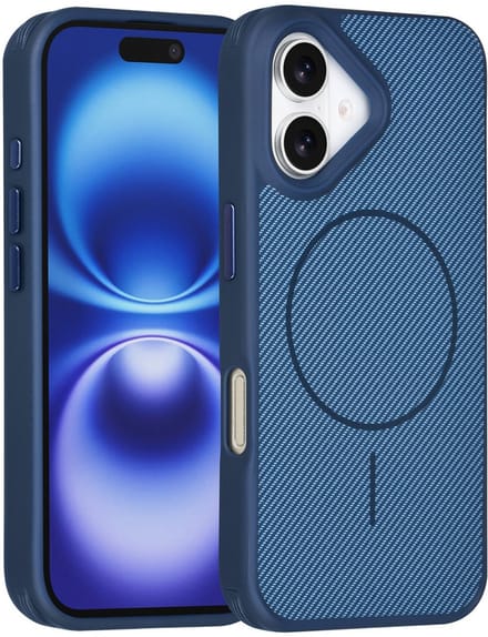 TUNIQ Back cover voor iPhone 17 - MagSafe - Schokbestendig - Blue