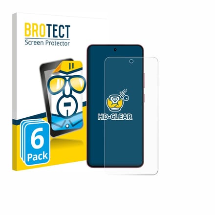BROTECT - Screenprotector voor realme P4 - Folie Beschermfolie transparant 6 Stuks
