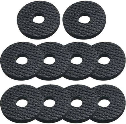 Camera Accessoire Pads - Schroefdraad Ringen - Apparatuur Beschermen - Antislip Ontwerp - 10 Stuks - Zwart