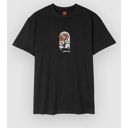 Santa Cruz Delfino Flower Guy T-Shirt zwart