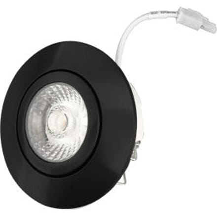 6W IP44 Dimbare LED Inbouwlamp Zwart 2700K - IL-DC636DB