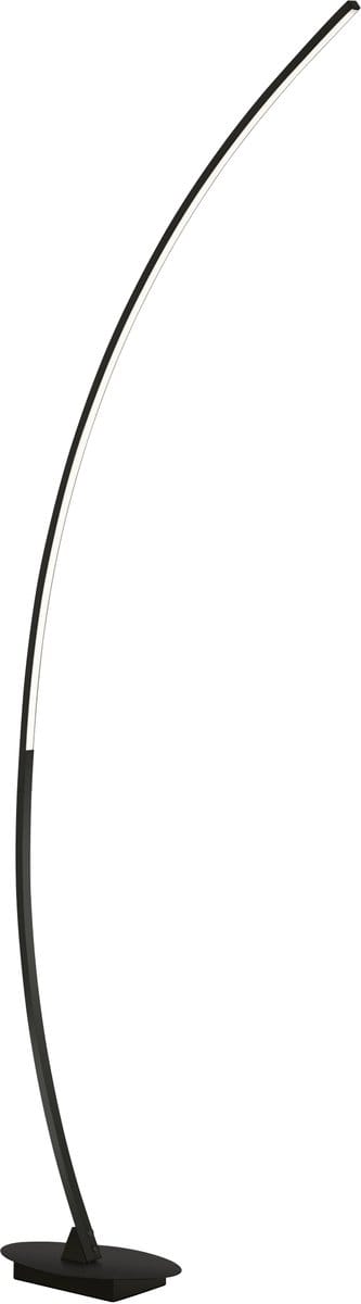 REALITY SOLO - Vloerlamp - Zwart mat - incl. 1x SMD 11 W - Bewegingssensor - Niet dimbaar