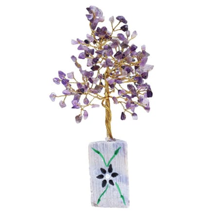 Amethist edelsteenboom - 160 stenen
