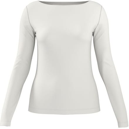 ESMARA Dames longsleeve met boothals (wit, XS (32/34))