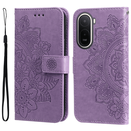 Mocaa Xiaomi Redmi A7 Pro Bookcase Hoesje Mandala Paars