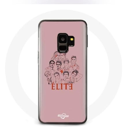 Case voor Samsung Galaxy S9 Plus Elite seizoen 5 posterkarakters Fanart-logo