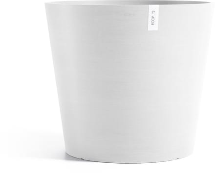 Ecopots Amsterdam 70 - Pure White - Ø70 x H61,3 cm - Ronde witte bloempot