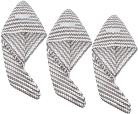 Douch Douchemuts - Haardroger Handdoek - Haar Drogen - Super Absorberend - 25x65cm - Grijs