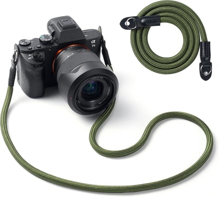 YONO Camera Strap Vintage - Riem - Schouderband - Draagriem - Universeel - Groen
