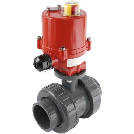 32mm 12V DC VDL 2-weg PVC Elektrische kogelkraan