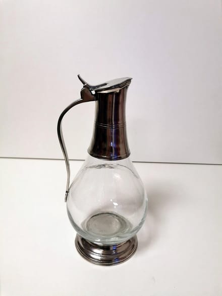 Karaf - Kristal  - Kurz Edeltin - 28cm .